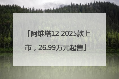 阿维塔12 2025款上市，26.99万元起售