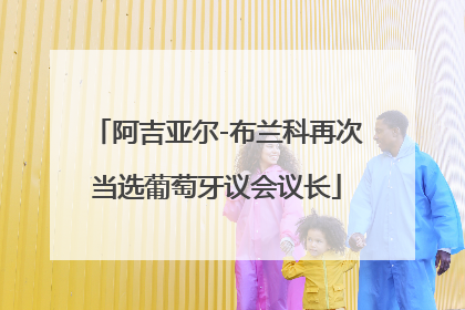 阿吉亚尔-布兰科再次当选葡萄牙议会议长
