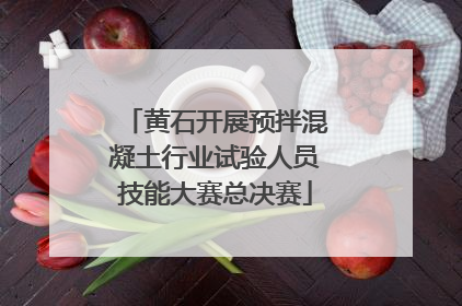 黄石开展预拌混凝土行业试验人员技能大赛总决赛