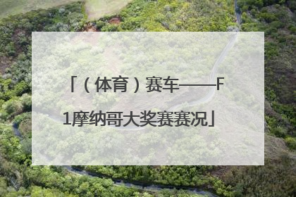 （体育）赛车——F1摩纳哥大奖赛赛况