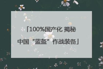 100%国产化 揭秘中国“蓝盔”作战装备