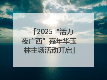 2025“活力夜广西”嘉年华玉林主场活动开启